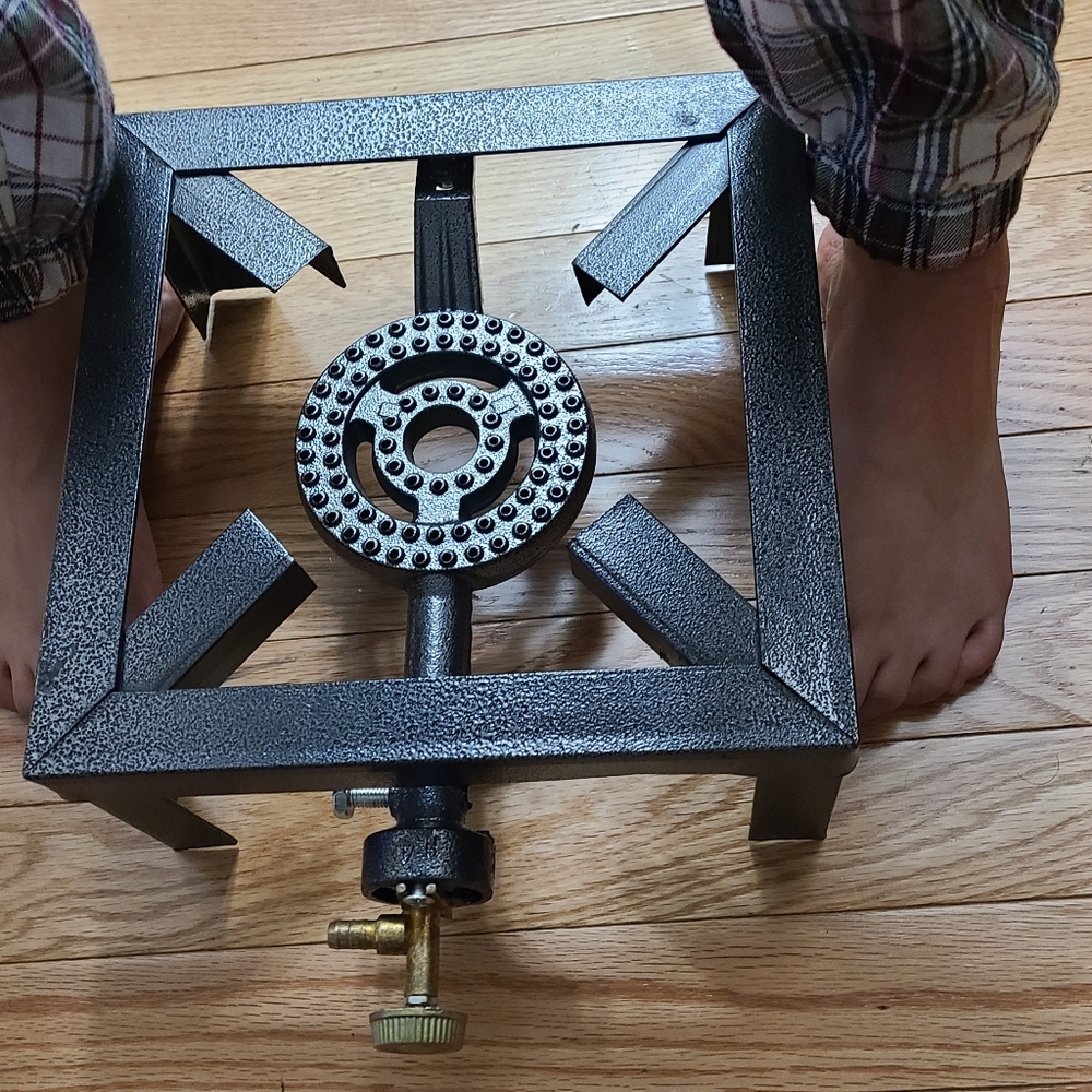 Mini burner for camping or outside use